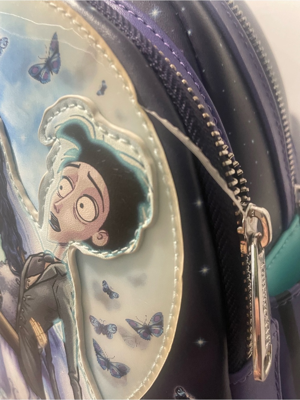 🖤🦋Loungefly Tim Burton's Corpse Bride Mini Backpack 🖤🦋 - Picture 3 of 12
